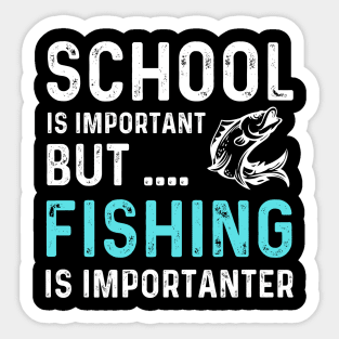 Fishing day boyfriend birthday fishing deep sea fishing dad Sticker